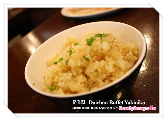 ข้าวกระเทียม ของร้าน ไดจัง (Daichan) ประจำ ไม่ค่อยได้กินเยอะนะ แต่เหมือนสั่งมาดับอาการเลี้ยนอาหารที่ปิ้งไป