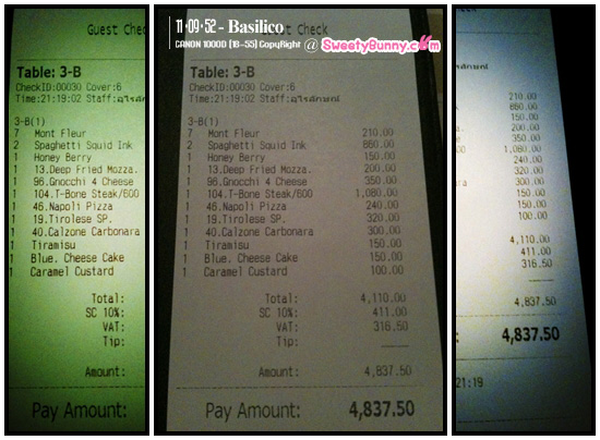 Basilico ร้านอิตาเลี่ยน พิซเซอเรีย