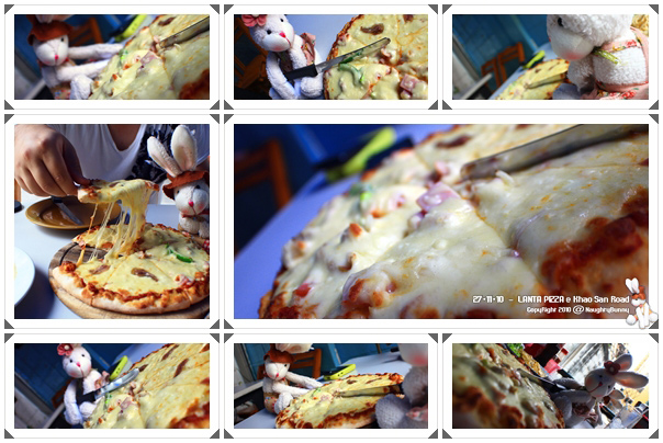 พิซซ่า หน้าปลาแอนโชวี แคปเปอร์ ชีสสสส (Pizza Alla Napolitana) + พิซซ่า แฮม เบคอน เห็ดหอม พริกเขียว มะเขือเทศ (Pizza Capricciosa)