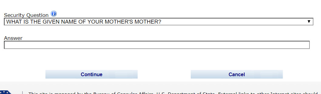 usa visa DS-160 Online Application Form